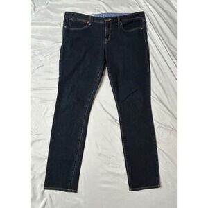 Gap 1969 Always Skinny Jeans Womens 32/14r Dark Wash Indigo Denim Pants